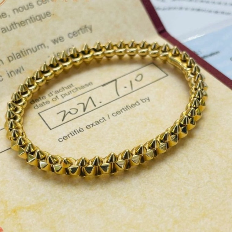 [Okajuri Jewelry]CLASH GOLD BRACELET
