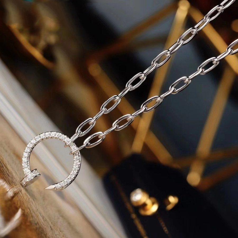 [Okajuri Jewelry] JUSTE NECKLACE FULL DIAMONDS
