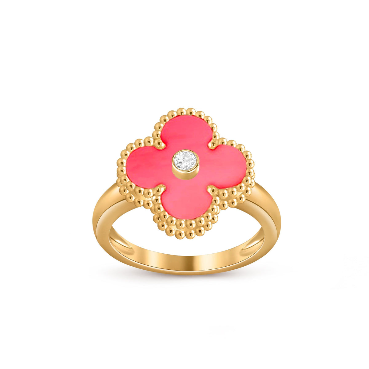 [Okajuri Jewelry] CLOVER DIAMOND RING GOLD COLLECTION
