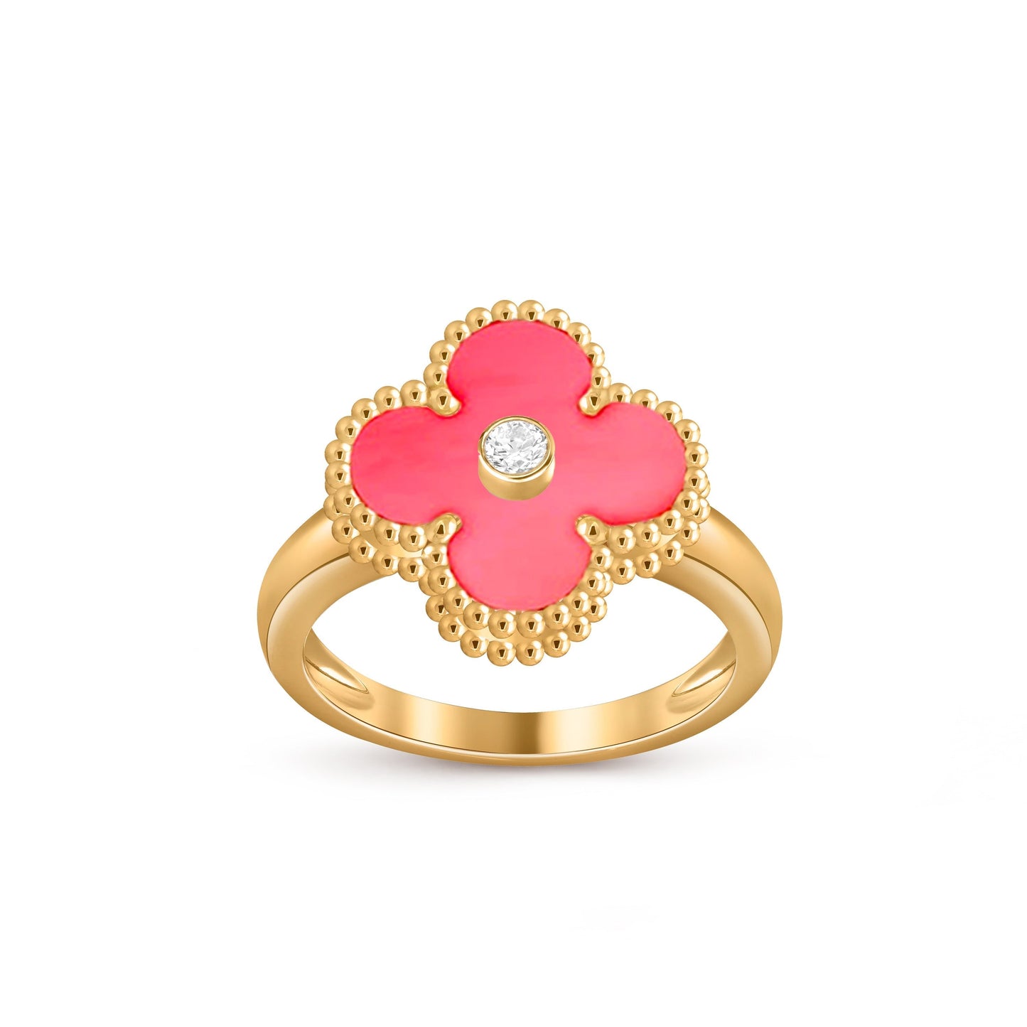 [Okajuri Jewelry] CLOVER DIAMOND RING GOLD COLLECTION
