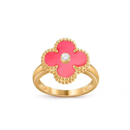 [Okajuri Jewelry] CLOVER DIAMOND RING GOLD COLLECTION
