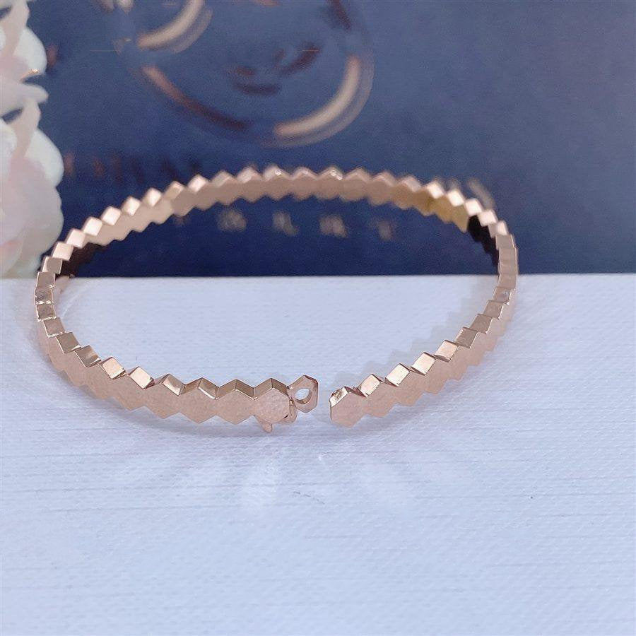 [Okajuri Jewelry]BEE LOVE PINK GOLD BRACELET