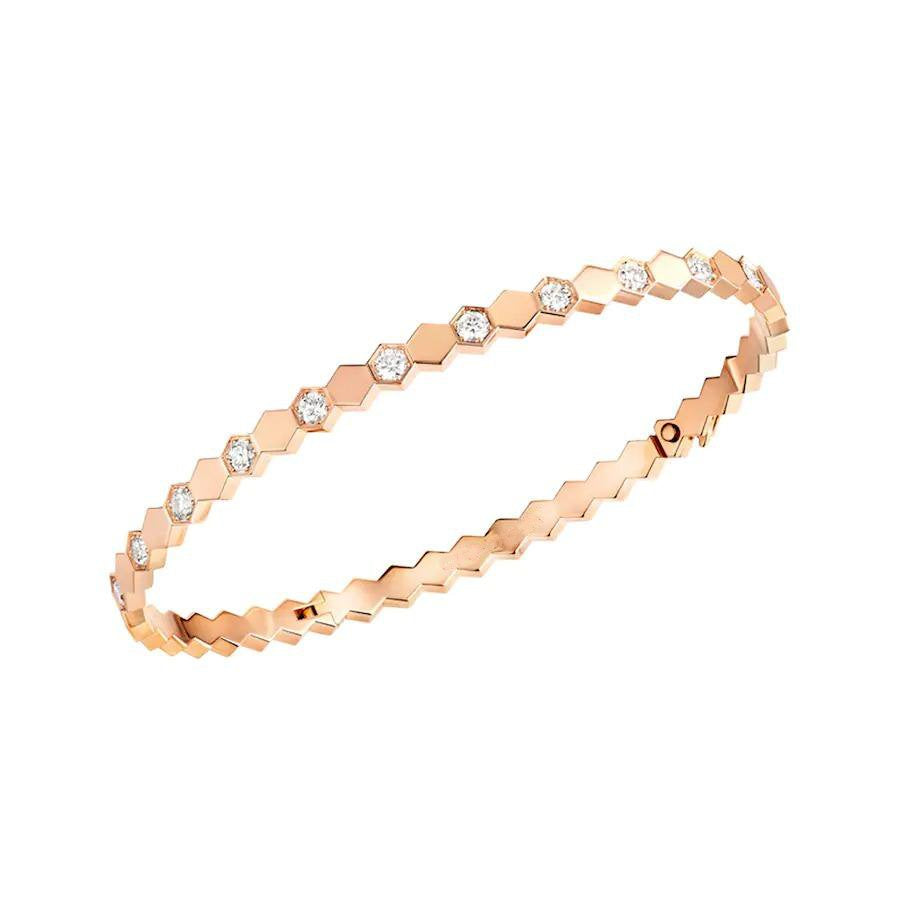 [Okajuri Jewelry] BEE LOVE PINK GOLD DIAMOND BRACELET