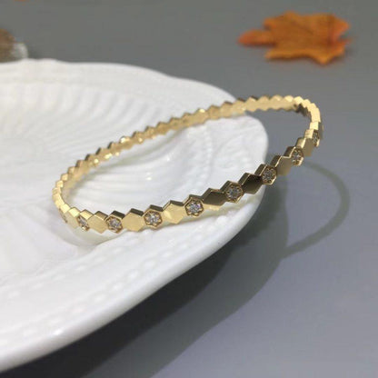 [Okajuri Jewelry]BEE LOVE GOLD DIAMOND BRACELET