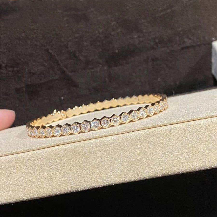 [Okajuri Jewelry]BEE LOVE GOLD BRACELET FULL DIAMOND