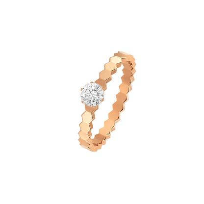 [Okajuri Jewelry]BEE LOVE RING PINK GOLD 1 DIAMOND