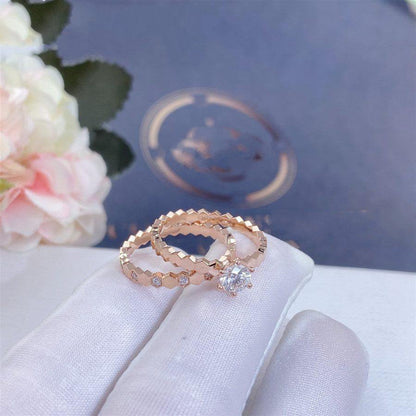 [Okajuri Jewelry]BEE LOVE RING PINK GOLD DIAMOND