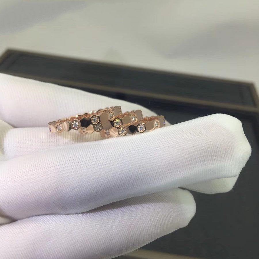 [Okajuri Jewelry]BEE LOVE RING PINK GOLD DIAMOND