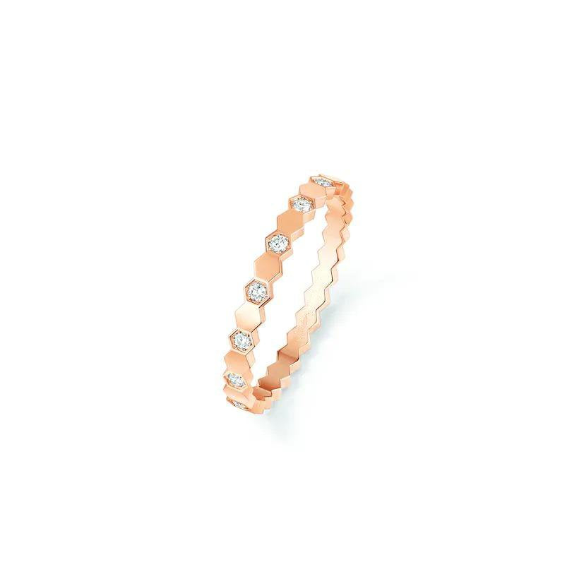 [Okajuri Jewelry]BEE LOVE RING PINK GOLD DIAMOND
