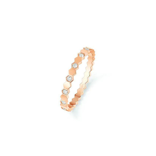 [Okajuri Jewelry]BEE LOVE RING PINK GOLD DIAMOND