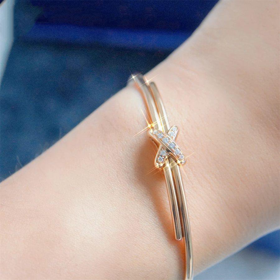 [Okajuri Jewelry]JEUX DE BRACELET PINK GOLD DIAMONDS