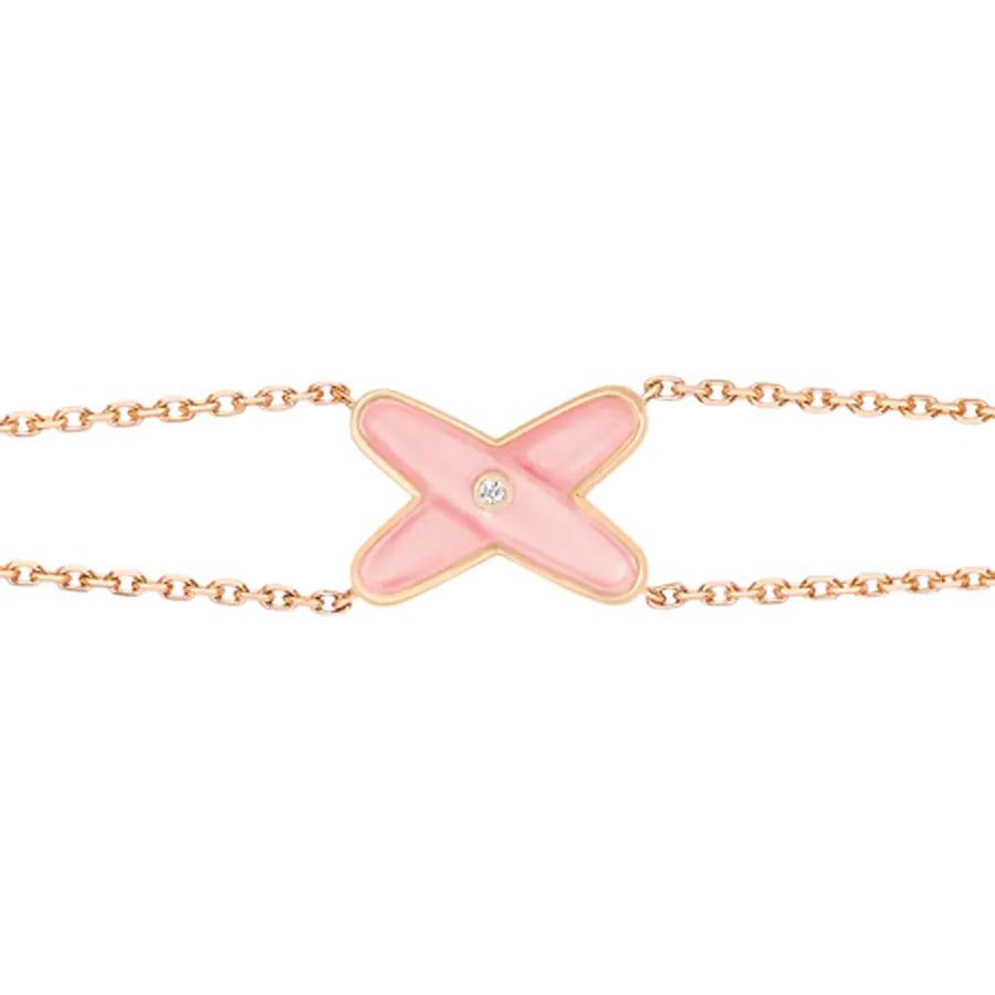 [Okajuri Jewelry]JEUX BRACELET PINK MOP PINK GOLD 1 DIAMOND