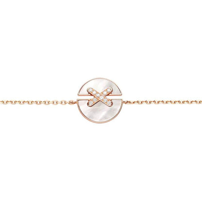 [Okajuri Jewelry]JEUX DE BRACELET MOP PINK GOLD DIAMONDS