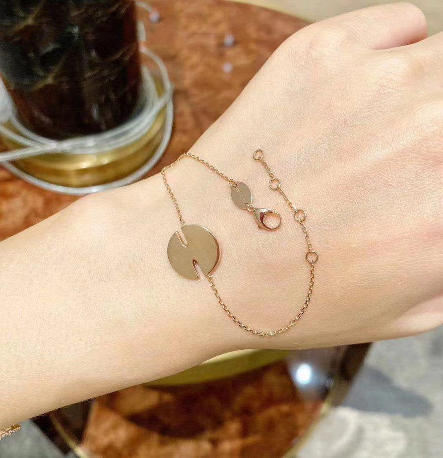 [Okajuri Jewelry]JEUX DE BRACELET MOP PINK GOLD DIAMONDS