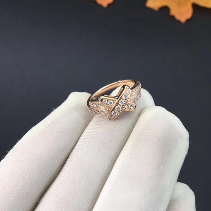 [Okajuri Jewelry]JEUX DE RING PINK GOLD DIAMOND