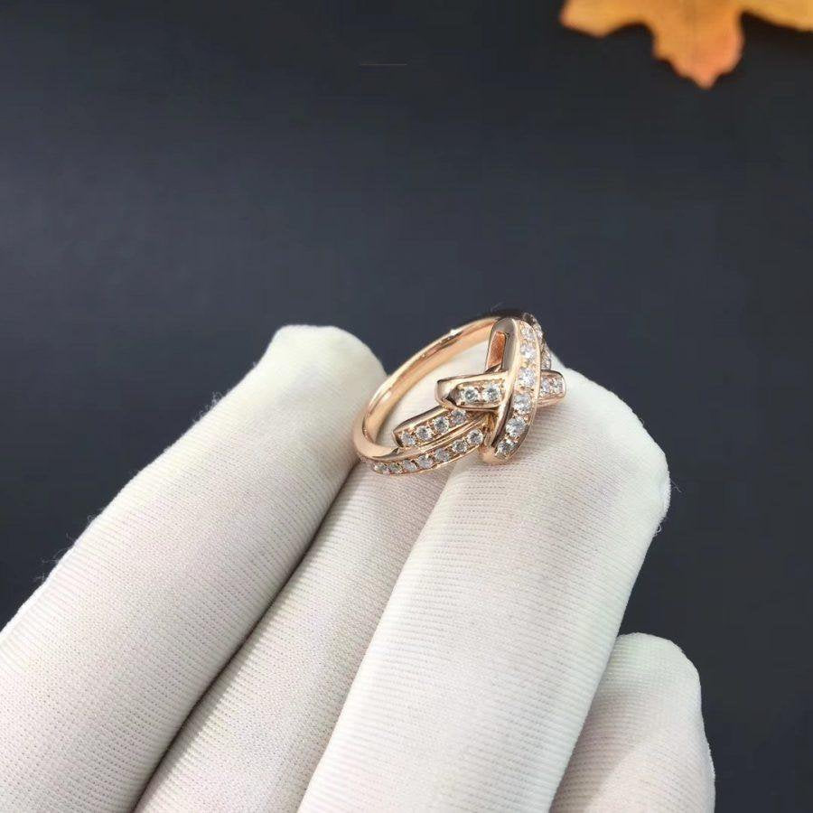 [Okajuri Jewelry]JEUX DE RING PINK GOLD DIAMOND