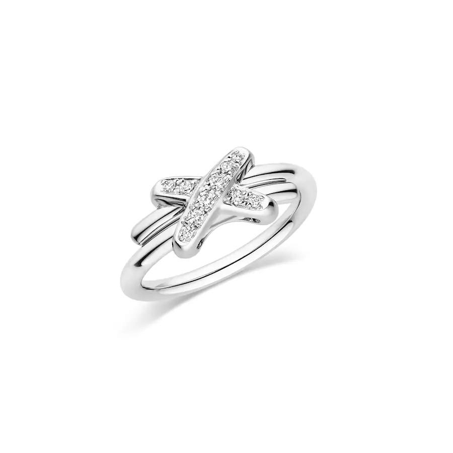 [Okajuri Jewelry]JEUX DE SILVER DIAMOND RING