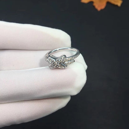 [Okajuri Jewelry]JEUX DE SILVER DIAMOND RING