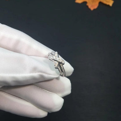 [Okajuri Jewelry]JEUX DE SILVER DIAMOND RING