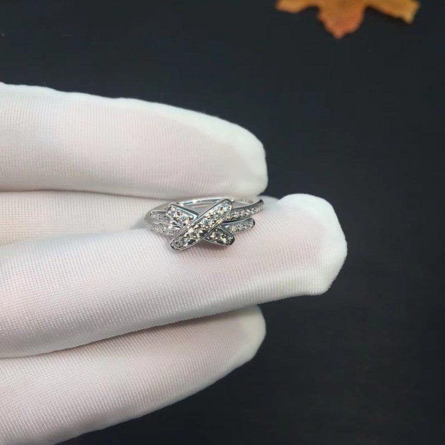 [Okajuri Jewelry]JEUX DE SILVER DIAMOND RING