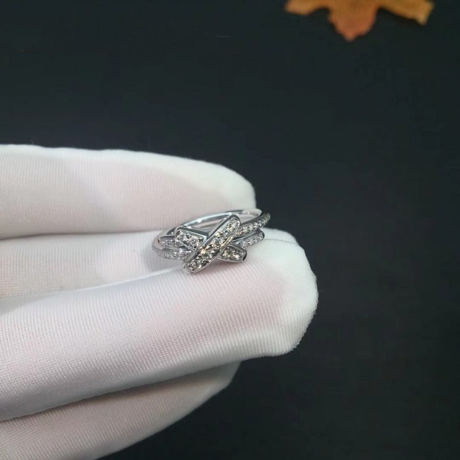 [Okajuri Jewelry]JEUX DE SILVER DIAMOND RING