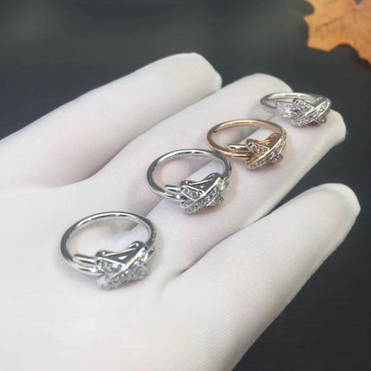 [Okajuri Jewelry]JEUX DE SILVER DIAMOND RING