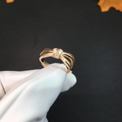 [Okajuri Jewelry]LIENS RING PINK GOLD DIAMOND