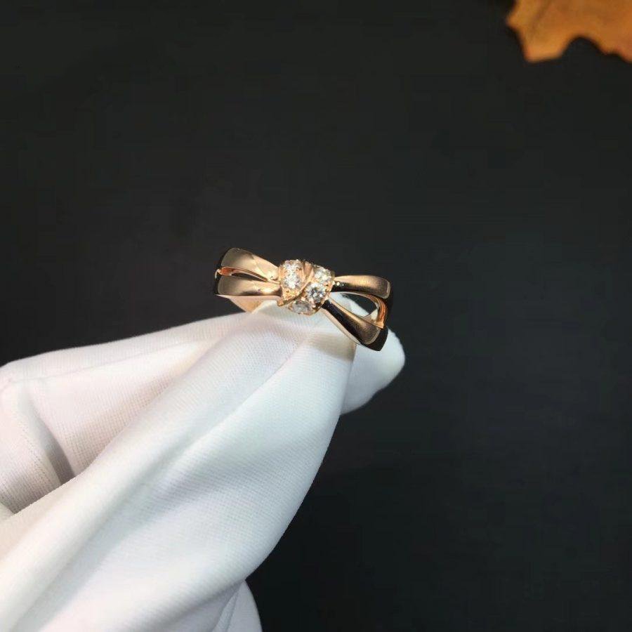 [Okajuri Jewelry]LIENS RING PINK GOLD DIAMOND