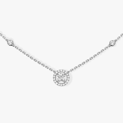 [Okajuri Jewelry]Diamond Necklace 0,20ct Brilliant Shape Joy