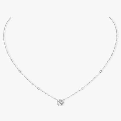 [Okajuri Jewelry]Diamond Necklace 0,20ct Brilliant Shape Joy