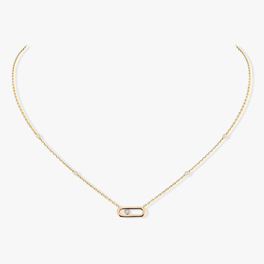 [Okajuri Jewelry]MOVE UNO DIAMOND NECKLACE