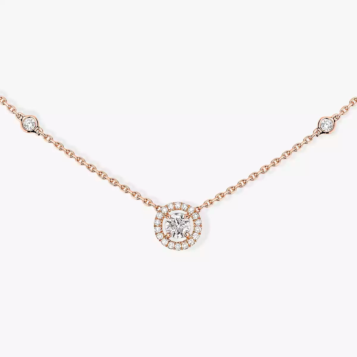 [Okajuri Jewelry]Diamond Necklace 0,20ct Brilliant Shape Joy