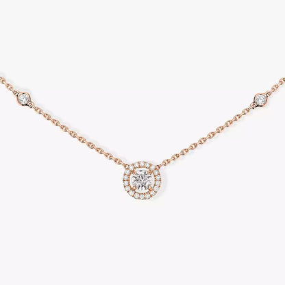 [Okajuri Jewelry]Diamond Necklace 0,20ct Brilliant Shape Joy