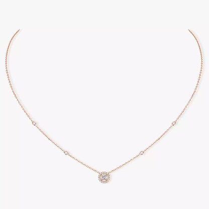 [Okajuri Jewelry]Diamond Necklace 0,20ct Brilliant Shape Joy
