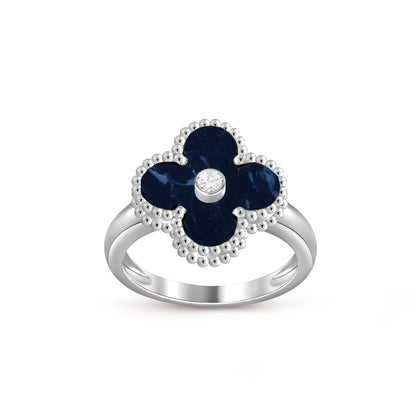 [Okajuri Jewelry] CLOVER SILVER DIOMND RING COLLECTION