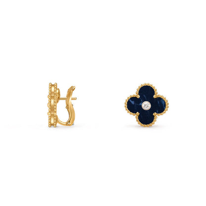 [Okajuri Jewelry] CLOVER 15MM MOP DIAMOND EARRINGS COLLECTION