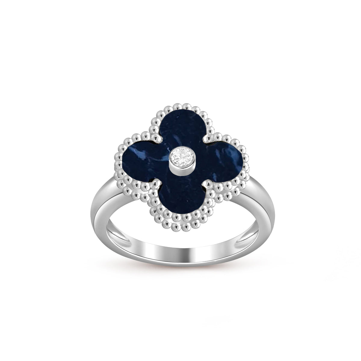 [Okajuri Jewelry] CLOVER SILVER DIOMND RING COLLECTION