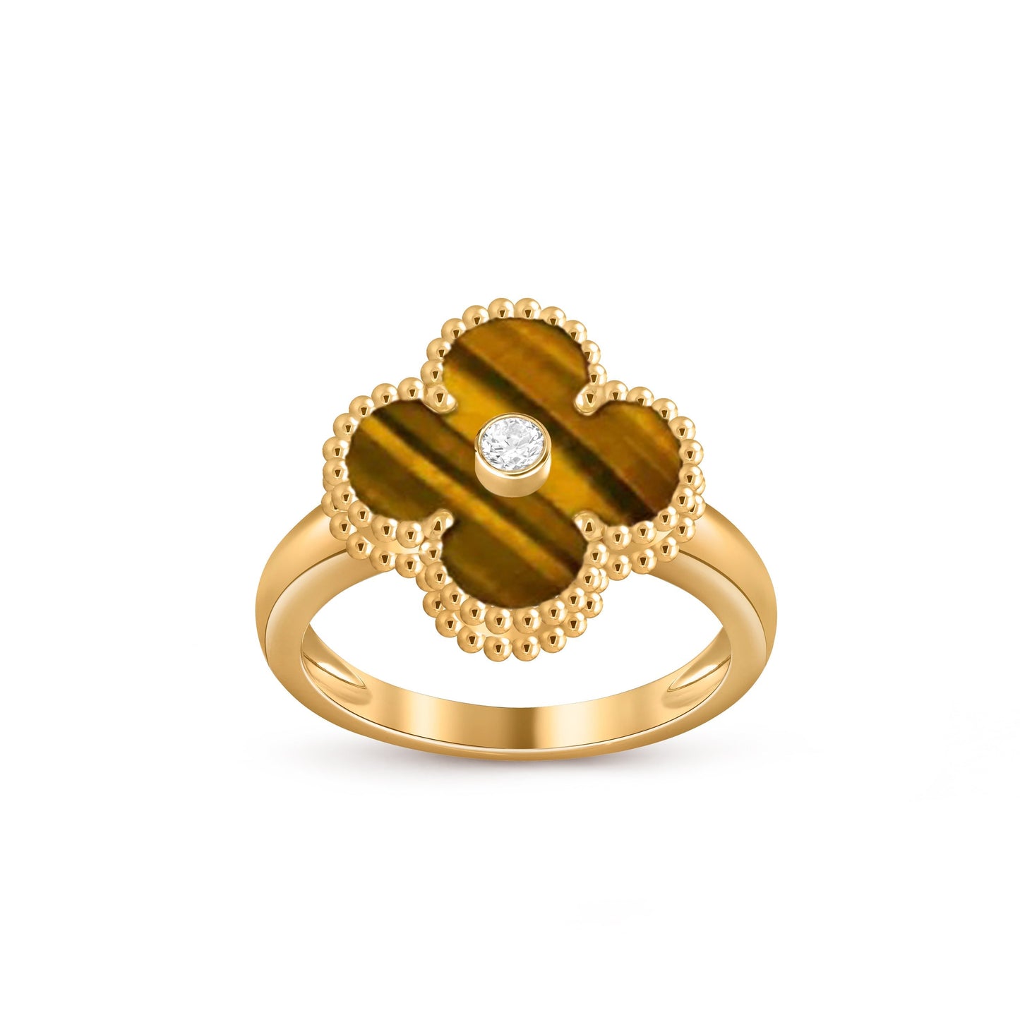 [Okajuri Jewelry] CLOVER DIAMOND RING GOLD COLLECTION