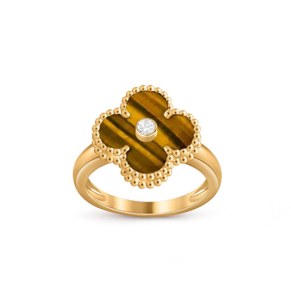 [Okajuri Jewelry] CLOVER DIAMOND RING GOLD COLLECTION
