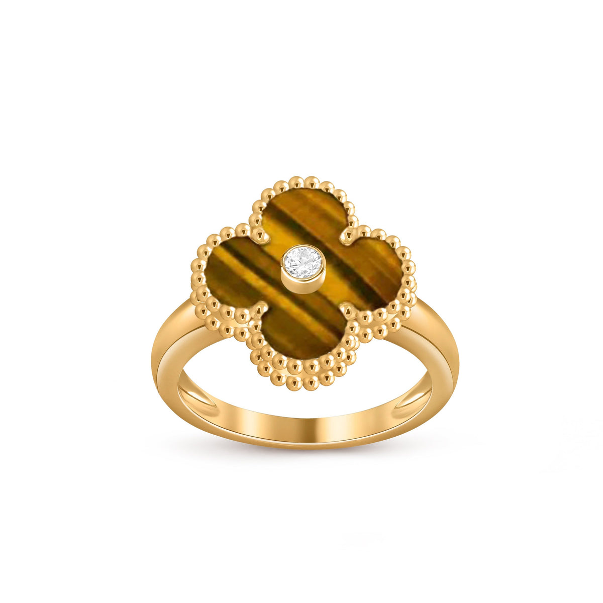 [Okajuri Jewelry] CLOVER DIAMOND RING GOLD COLLECTION