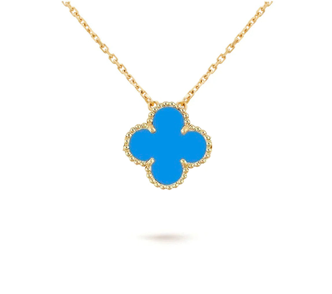 [Okajuri Jewelry] CLOVER 15MM SINGLE FLOWER NECKLACE COLLECTION