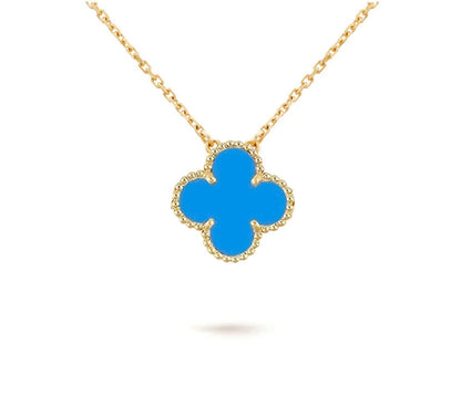 [Okajuri Jewelry] CLOVER 15MM SINGLE FLOWER NECKLACE COLLECTION
