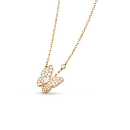 [Okajuri Jewelry]BUTTERFLY DIAMOND NECKLACE