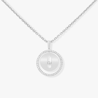 [Okajuri Jewelry]LUCKY MOVE PM NECKLACE SILVER DIAMOND
