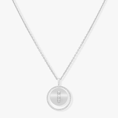 [Okajuri Jewelry]LUCKY MOVE MM SILVER DIAMOND NECKLACE