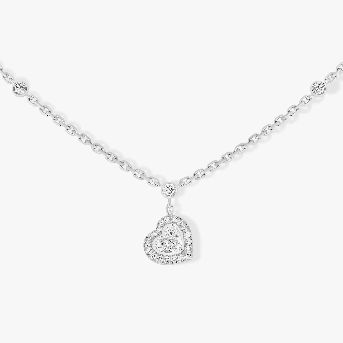 [Okajuri Jewelry]JOY HEART DIAMOND NECKLACE