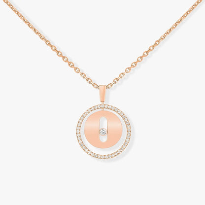 [Okajuri Jewelry]LUCKY MOVE PM NECKLACE PINK GOLD DIAMOND