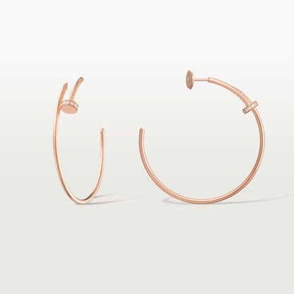 [Okajuri Jewelry] JUSTE HALF DIAMOND LARGE EARRINGS