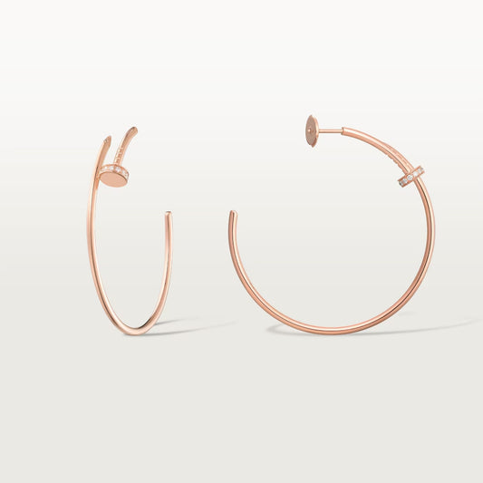 [Okajuri Jewelry] JUSTE HALF DIAMOND LARGE EARRINGS