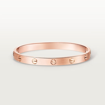 [Okajuri Jewelry] LOVE BRACELET 6.1MM BRUSHED
